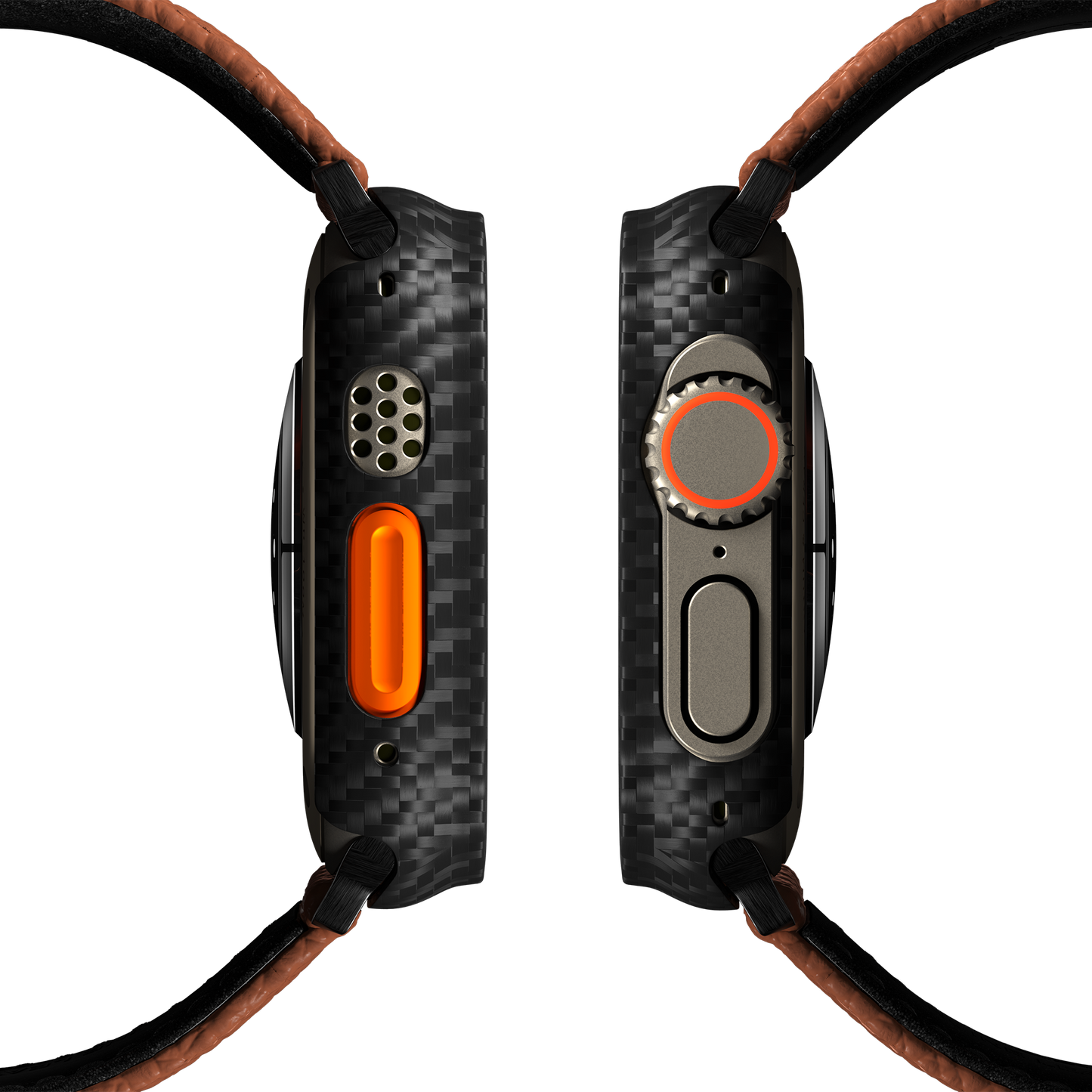 Togo Leather Apple Watch Strap - elcuzn brown