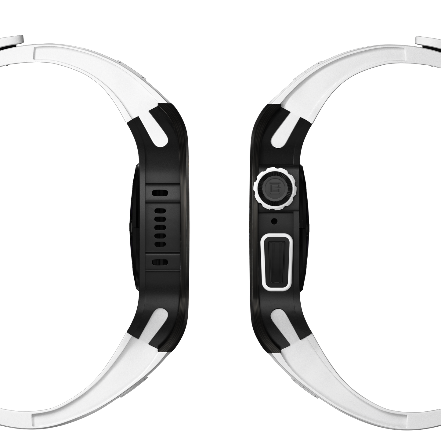 Carbon fiber – White Strap