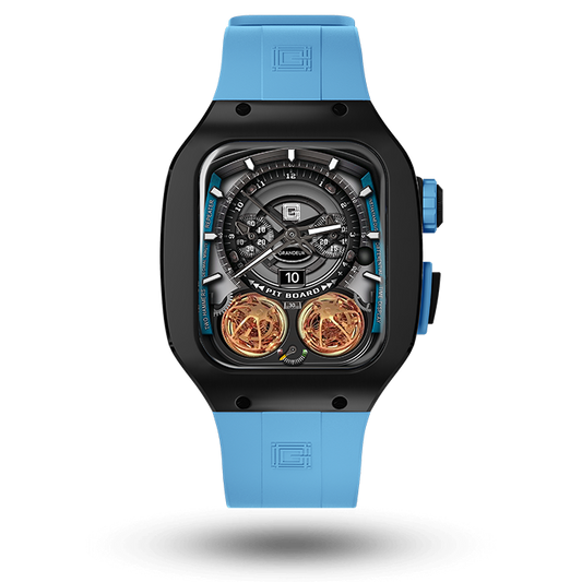 Titanium – Blue Strap