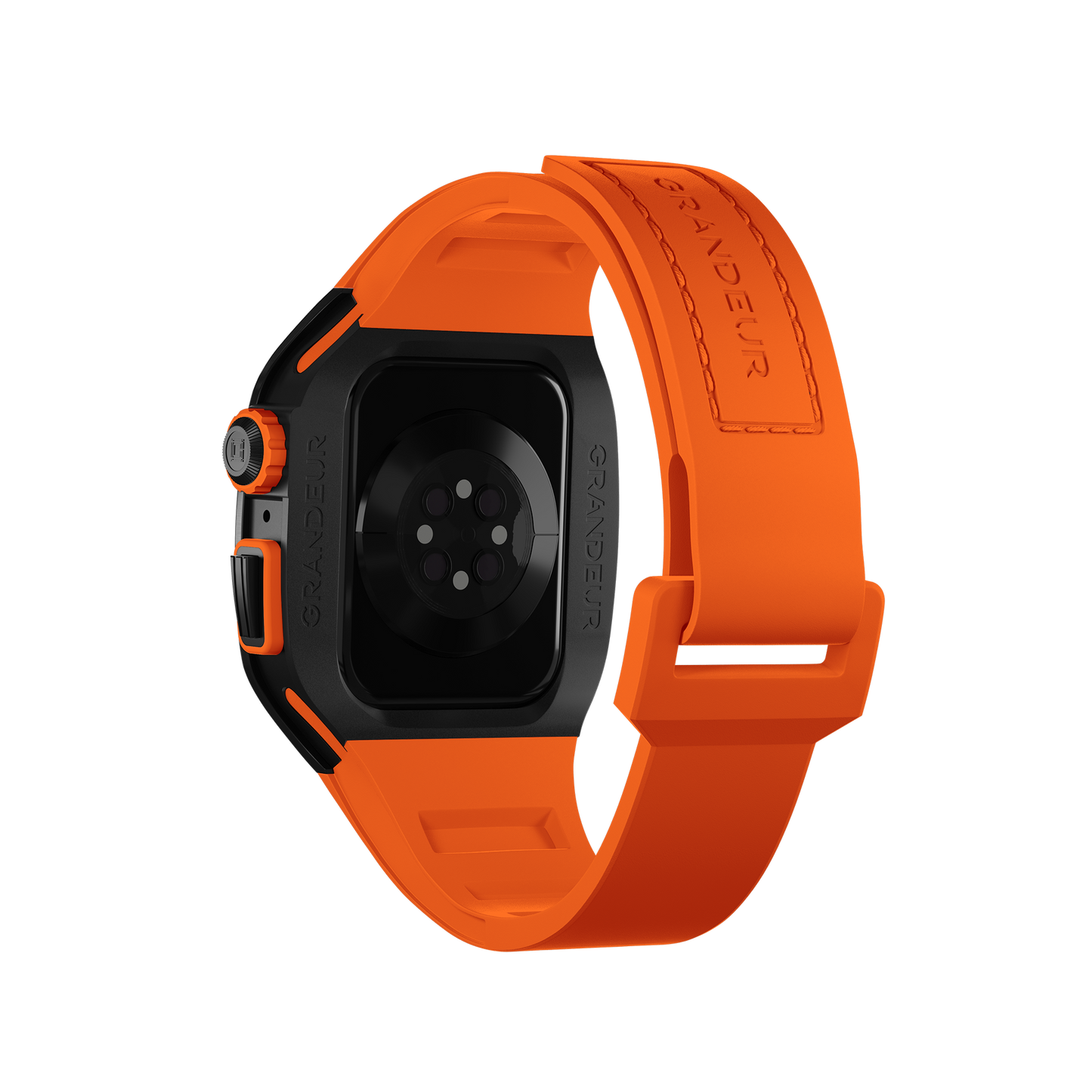 Titanium – Orange Strap