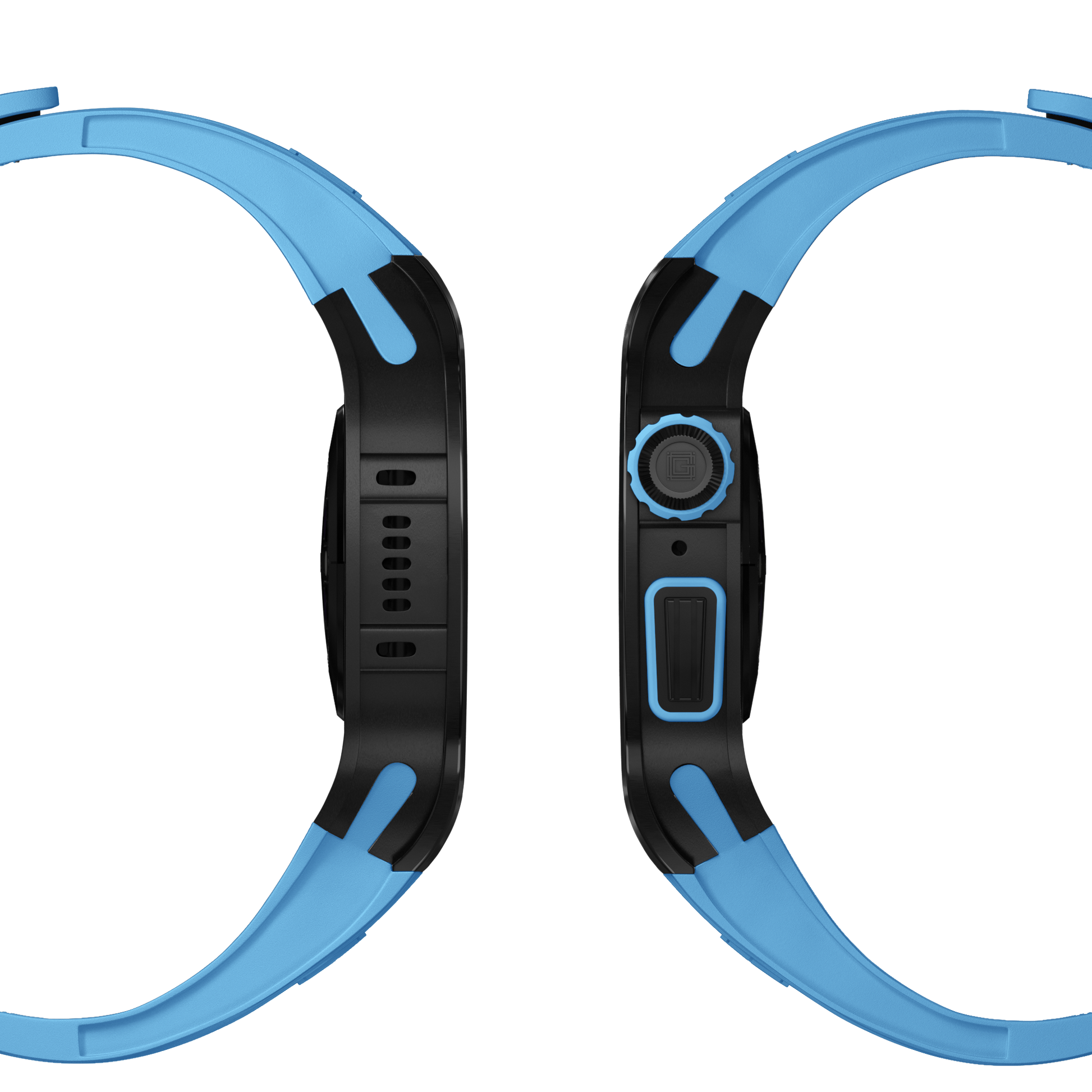 Titanium – Blue Strap
