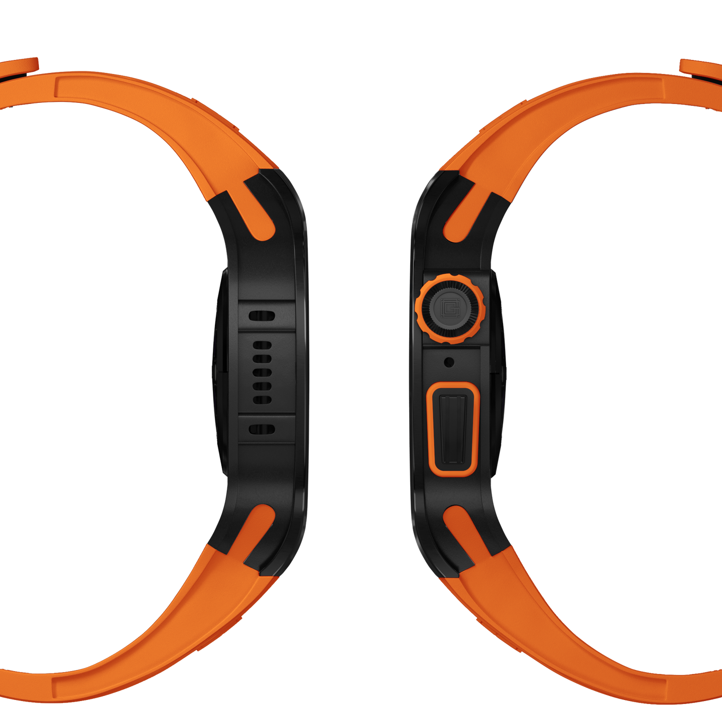 Titanium – Orange Strap