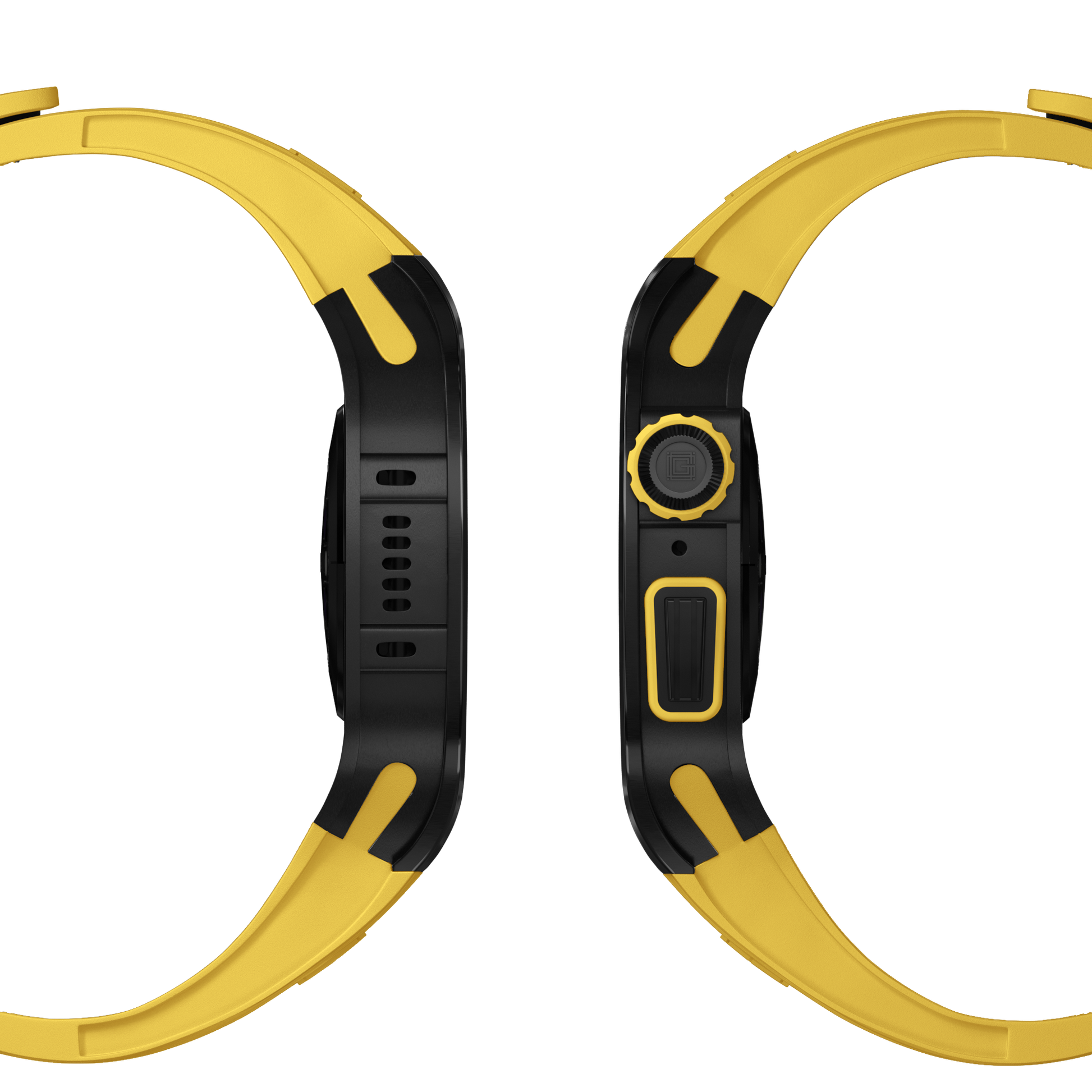 Titanium – Yellow Strap