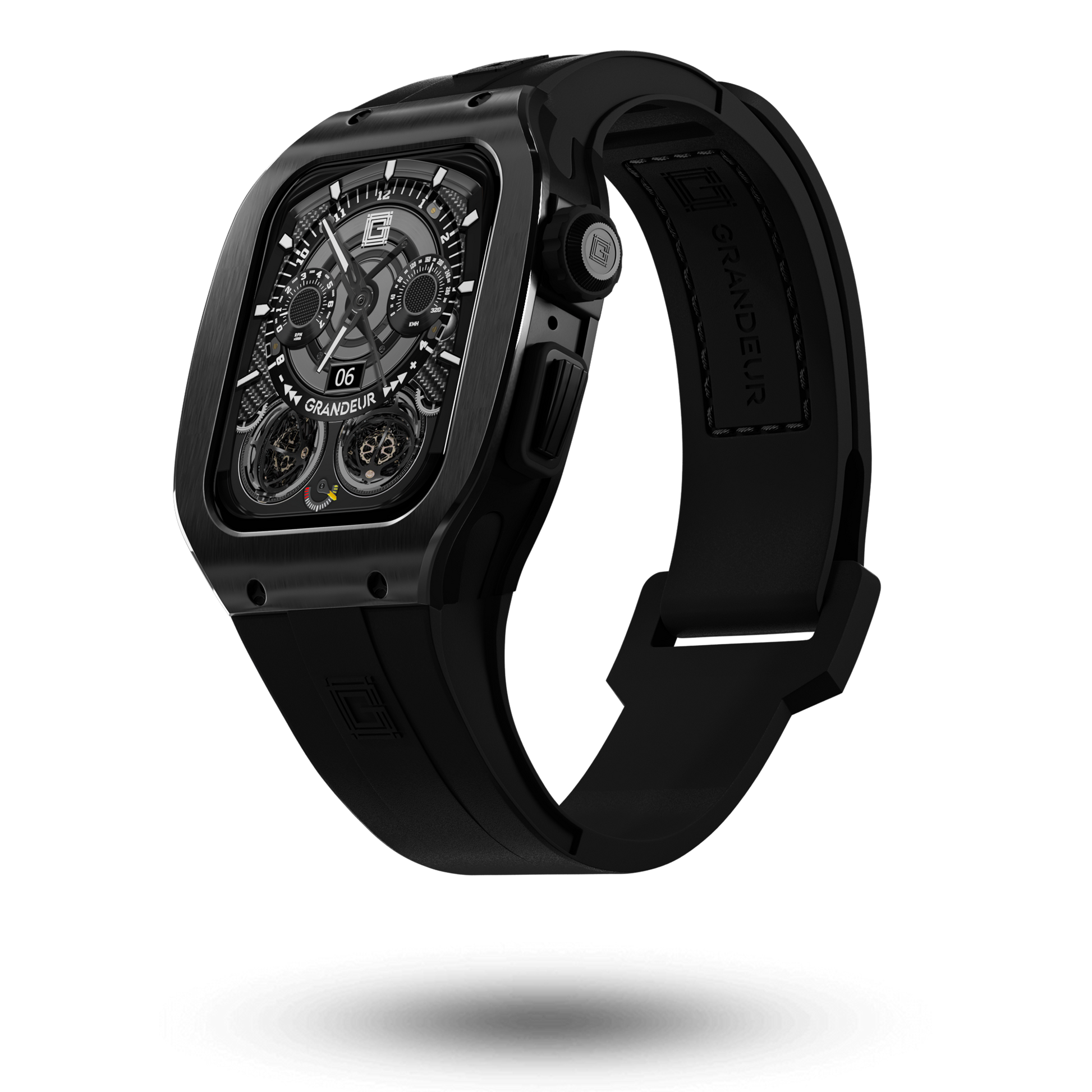 Titanium – Black Strap