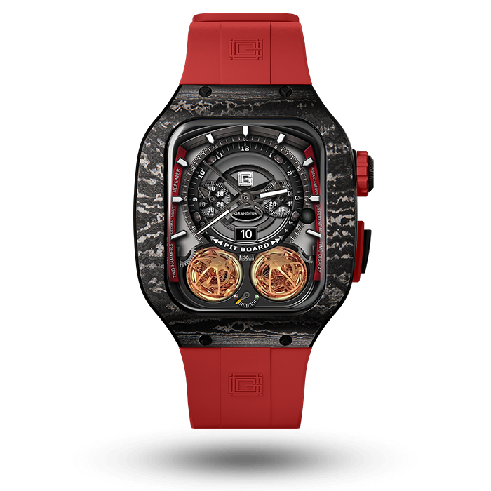 Carbon fiber – Red Strap