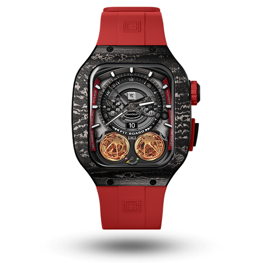 Carbon fiber – Red Strap