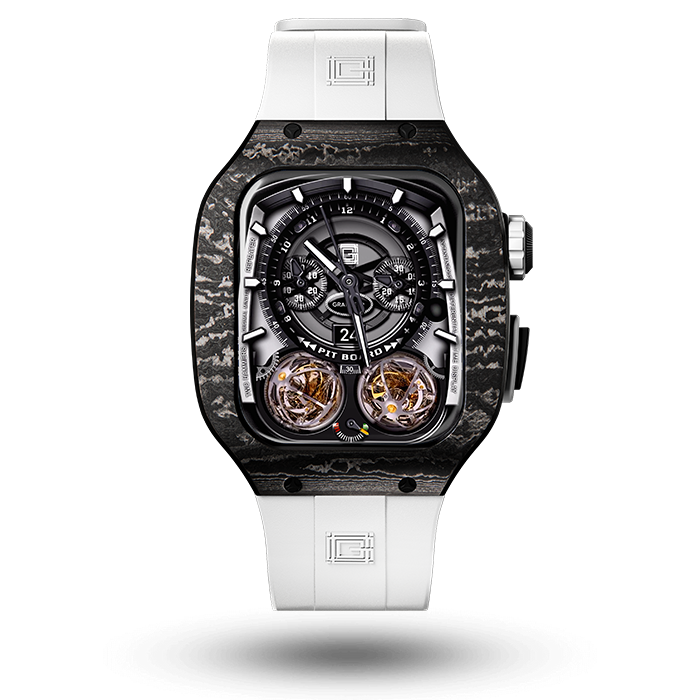 Carbon fiber – White Strap