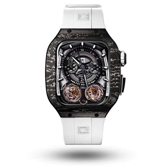 Carbon fiber – White Strap