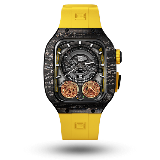 Carbon fiber – Yellow Strap